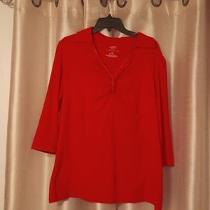 Lane Bryant size 14/16 red shirt.